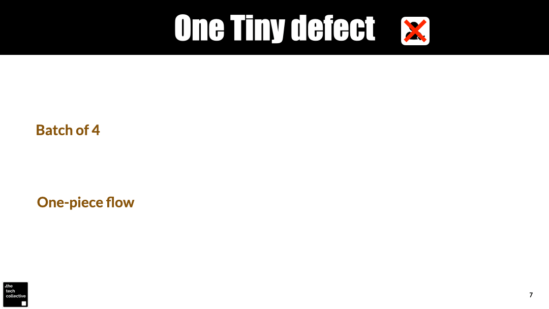 One tine defect